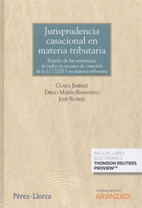 Books Frontpage Jurisprudencia casacional en materia tributaria (Papel + e-book)