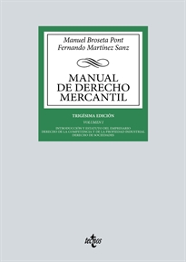 Books Frontpage Manual de Derecho Mercantil