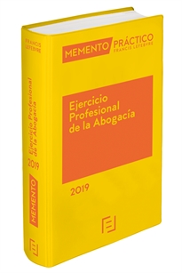 Books Frontpage Memento Ejercicio Profesional de la Abogacía 2019