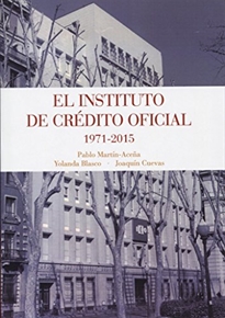 Books Frontpage El Instituto De Crédito Oficial 1975-2015