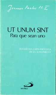 Books Frontpage Ut unum sint. Para que sean uno