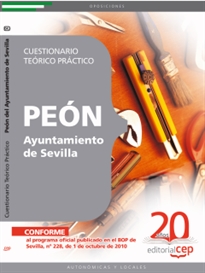 Books Frontpage Peón del Ayuntamiento de Sevilla. Cuestionario Teórico Práctico