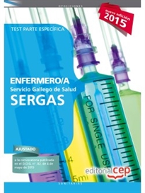 Books Frontpage Enfermero/a del Servicio Gallego de Salud (SERGAS). Test Parte Específica