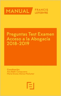 Books Frontpage Manual Preguntas Test Examen Acceso a la Abogacía 2018-2019