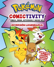 Books Frontpage Pokémon Comictivity - ¡Diversión legendaria! Ash y Goh en la Región Johto