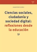 Portada del libro Ciencias sociales, ciudadanía y sociedad digital: reflexiones desde