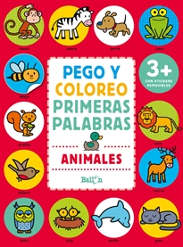 Books Frontpage Animales - Pego y coloreo Primeras palabras