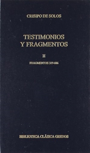 Books Frontpage Testimonios y fragmentos ii (319-606)