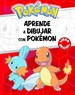 Portada del libro Pokémon. Actividades - Aprende a dibujar con Pokémon (Libro oficial)