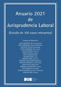Books Frontpage Anuario 2021 de Jurisprudencia Laboral (Estudio de cien casos relevantes)