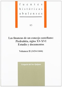Books Frontpage Las finanzas de un concejo castellano