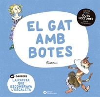 Books Frontpage DUES LECTURES. El gat amb botes. La rateta que escombrava l'escaleta