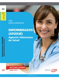 Books Frontpage Enfermeras/os (ATS/DUE) Agencia Valenciana de Salud. Parte Específica Test