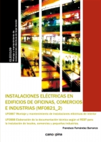 Books Frontpage Instalaciones eléctricas en edificios de oficinas, comercios e industrias (MF0821)