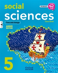 Books Frontpage Think Do Learn Social Sciences 5th Primary. Class book Module 2 Amber