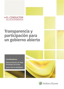 Books Frontpage Transparencia y participación para un gobierno abierto