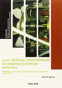 Books Frontpage UF0897 Montaje y mantenimiento de máquinas eléctricas rotativas