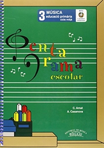 Books Frontpage Pentagrama Escolar Música 3 CAT
