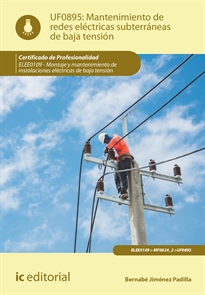 Books Frontpage Mantenimiento de redes eléctricas subterráneas de baja tensión. ELEE0109 - Montaje y mantenimiento de instalaciones eléctricas de Baja Tensión