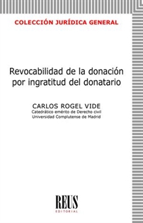 Books Frontpage Revocabilidad de la donación por ingratitud del donatario