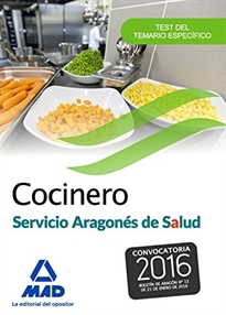 Books Frontpage Cocinero del Servicio Aragonés de salud. Test del Temario específico