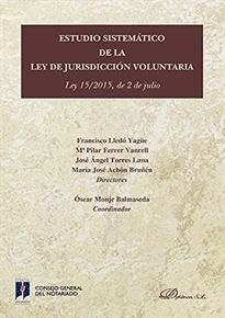 Books Frontpage Estudio sistemático de la Ley de Jurisdicción Voluntaria
