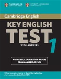 Books Frontpage Cambridge Key English Test 1 Student's Book with Answers 2nd Edition