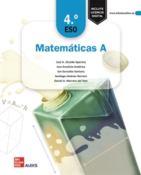 Books Frontpage Matemáticas A 4.º ESO