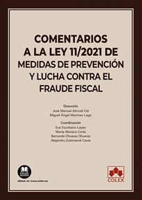 Books Frontpage Comentarios a la Ley 11/2021 de medidas de prevención y lucha contra el fraude fiscal