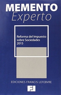 Books Frontpage Memento Experto Reforma del Impuesto sobre Sociedades 2015