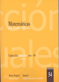 Books Frontpage Matemáticas para Primero de Ciencias