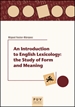 Front pageAn Introduction to English Lexicology: the Study of Form and Meaning