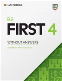 Books Frontpage B2 First 4. Student's Book without Answers.