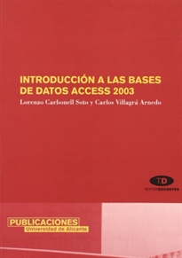 Books Frontpage Introducción a las bases de datos Access 2003