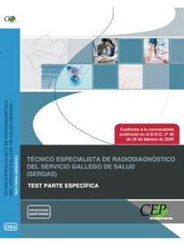 Books Frontpage Técnico Especialista de Radiodiagnóstico del Servicio Gallego de Salud (SERGAS). Test Parte Específica
