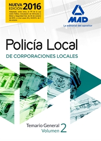 Books Frontpage Policía Local. Temario General Volumen 2