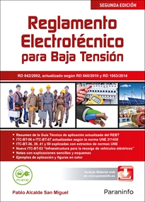 Books Frontpage Reglamento electrotécnico para Baja Tensión - Edición 2015