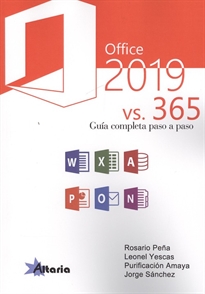 Books Frontpage Office 2019 Vs 365