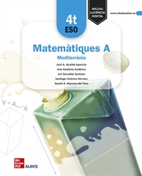 Books Frontpage Matemàtiques A 4t ESO - Mediterrània