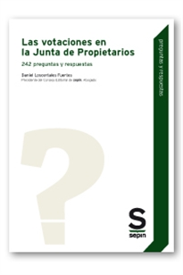 Books Frontpage Las votaciones en la Junta de Propietarios