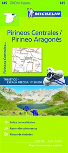 Books Frontpage Mapa Zoom Pirineos Centrales / Pirineo Aragonés