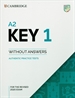Front pageA2 Key 1 for the Revised 2020 Exam. Student's Book without Answers.