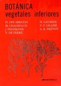 Books Frontpage Botánica. Vegetales inferiores