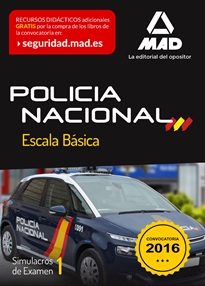 Books Frontpage Policía Nacional Escala Básica. Simulacros de examen 1