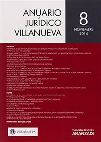 Books Frontpage Anuario Jurídico Villanueva