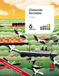 Books Frontpage Ciencias sociales. 6 Primaria. Mas Savia. Canarias