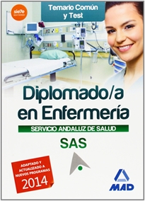 Books Frontpage Diplomado en Enfermería del Servicio Andaluz de Salud. Temario común y test