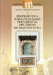 Front pagePropedéutica para un análisis documental del dibujo de Arquitectura