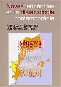 Books Frontpage Noves tendències en la dialectologia contemporània