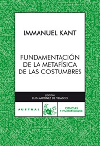 Books Frontpage Fundamentación de la metafísica de las costumbres